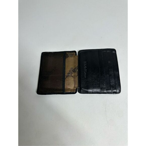 Rich Born Black Leather 12 Slides Cardholder ID Holder - Picture 9 of 10